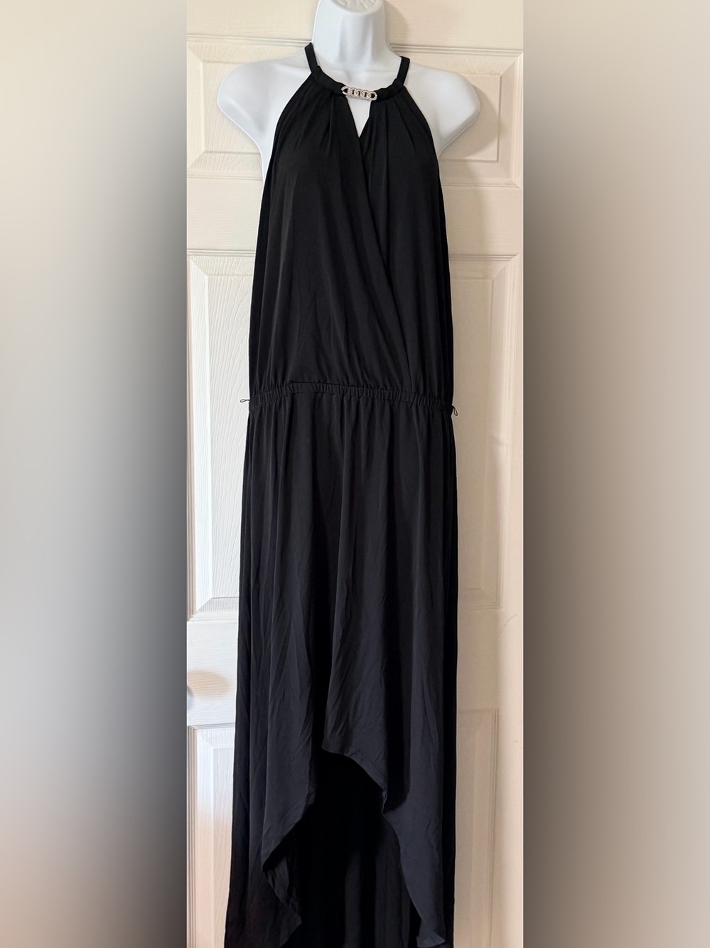 Vintage Michael Kors Maxi Dress Black Size M Resort no belt